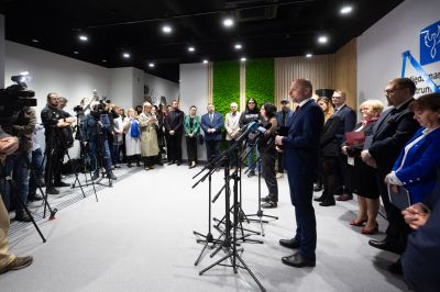 zdjęcie z oficjalnego otwarcia  Międzynarodowe Centrum Integracji Feniks przy ul. 3 Maja 13 w Rzeszowie, fot. Grzegorz Bukała, Urząd Miasta Rzeszowa